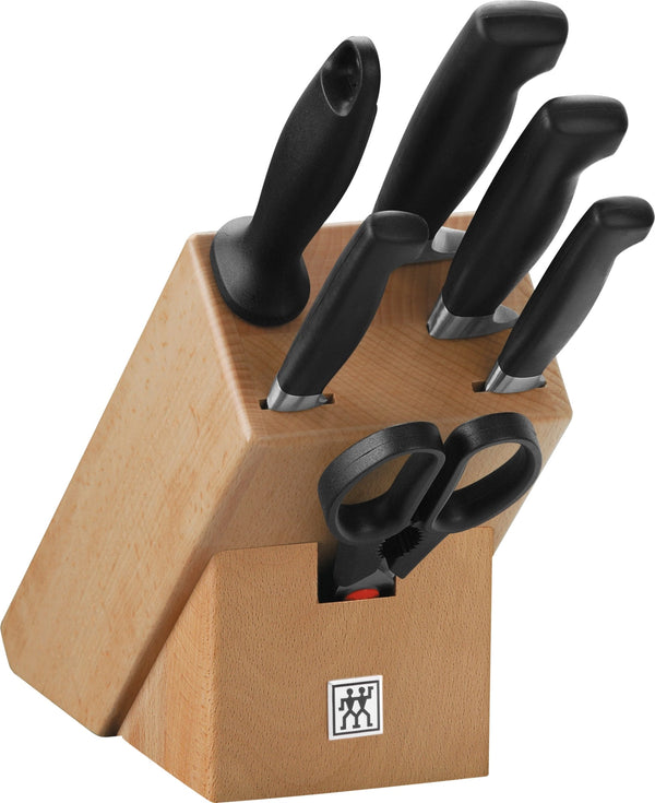 Zwilling Kitchen knife block Four Star Natur, 7-pc. 35066-000-0
