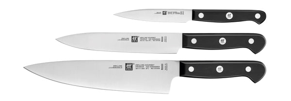Zwilling kitchen knife set Zwilling Gourmet 3-pc. (Pale/meat/chef.) 36130-003-0