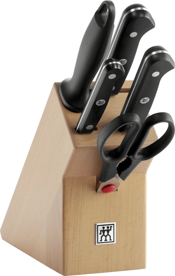 Zwilling kitchen knife block twin gourmet 6-pc. Nature (Promo 20) 36134-006-0
