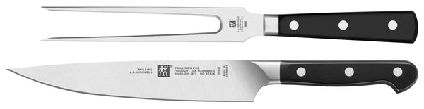 Set da coltello da cucina zwilling set da coltello, 2-pc. (Meat Knife & Fork) 38430-003-0