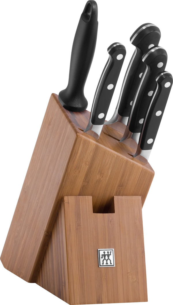 Zwilling Kitchen Knife Block Twin par Knife Block, Bamboo, 6 PCS. 38436-000-0