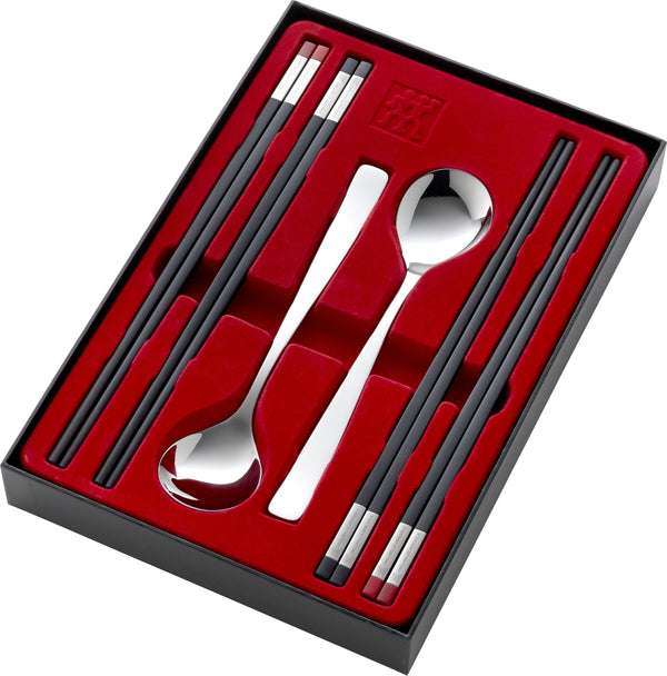 Zwilling kitchen chicken stick set for 2 people (8x chopsticks & 2x spoons) 39180-001-0