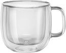 Zwilling Kitchen Sorrento Plus Cappuccino a doppia parete con manico, 2 set, 450 ml 39500-113-0