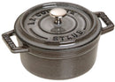 Staub Mini Cocotte 10 cm, rund, Grau, Gusseisen 0.25l 40500-106-0