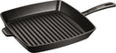 Staub Grillpfanne American 30 cm, Schwarz, Gusseisen 40501-107-0