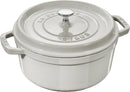 Staub Cocotte 20 cm, rund, Weisser Trüffel, Gusseisen 2.2l 40501-410-0