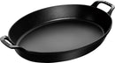 Dolicone da forno 37 cm, ovale, nero, ghisa 40508-283-0