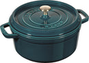 Daub Cocotte 24 cm, round, la mer, cast iron 3.8l 40508-654-0