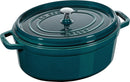 Staub Cocotte 33 cm, oval, La Mer, Gusseisen 6.7l 40508-674-0