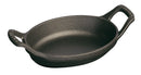 Staub Auflaufform 32 cm, oval, Schwarz, Gusseisen 40509-342-0