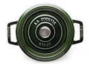 Daub Cocotte 24 cm, round, basil green, cast iron 3.8l 40509-356-0