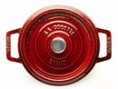 Daub Cocotte 24 cm, round, grenadine-red, cast iron 3.8l 40509-357-0