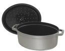 Dust Cocotte 17 cm, oval, graphite gray, cast iron 1.0l 40509-481-0