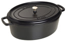 Staub Cocotte 41 cm, oval, Schwarz, Gusseisen 12.0l 40509-509-0