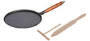 Staub Crêpes Pfanne schwarz mit Holzgriff 3-tlg., 28cm 40509-525-0