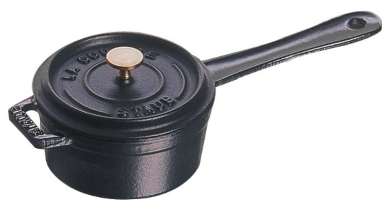 Staub Saucenpfännchen mit Deckel mini schwarz 0.25lt., 10 cm 40509-537-0