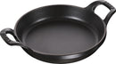Dust baking dish 20 cm, round, black, cast iron 40509-558-0