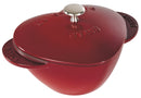 Dust Cocotte 20 cm, heart, cherry-red, cast iron 2.2L 40509-798-0