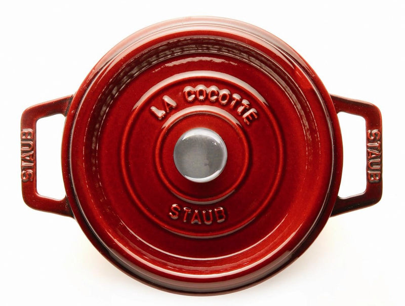 Staub Mini Cocotte 10 cm, rund, Grenadine-Rot, Gusseisen 0.25l 40509-805-0