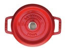 Dust Cocotte 20 cm, round, cherry-red, cast iron 2.2L 40509-820-0