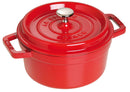 Daub Cocotte 24 cm, round, cherry-red, cast iron 3.8l 40509-835-0