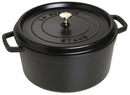 Daub Cocotte 30 cm, round, black, cast iron 8.35L 40509-863-0