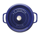 Staub Cocotte 24 cm, rund, Dunkelblau, Gusseisen 3.8l 40510-283-0