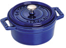 Staub Cocotte 26 cm, rund, Dunkelblau, Gusseisen 5.25l 40510-284-0