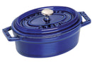 Staub Cocotte 29 cm, oval, Dunkelblau, Gusseisen 4.2l 40510-288-0
