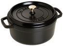 Staub Cocotte 34 cm, rund, Schwarz, Gusseisen, 12.6lt 40510-307-0