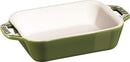 Staub Auflaufform 27x20 cm, rechteckig, Basilikum, Keramik 40510-811-0
