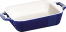 Dust baking dish 34x24 cm, rectangular, dark blue, ceramic 40511-149-0