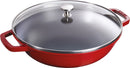 Staub Wok mit Glasdeckel Kirschrot 4.4 lt., Ø30 cm 40511-345-0