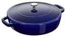 Staub Schmorpfanne Chistera 28 cm, Dunkelblau, Gusseisen 40511-476-0