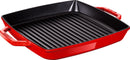 Staub Grillpfanne 33 cm, Kirsch-Rot, Gusseisen 40511-784-0