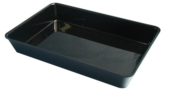 Linum rectangular bowl 42x28x5cm black 426.010.001