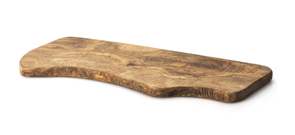 Continenta cutting board olive wood natural shape with bark, 50 cm 4992