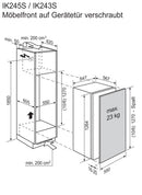 Electrolux Einbaukühlschrank mit Gefrierfach IK243SL