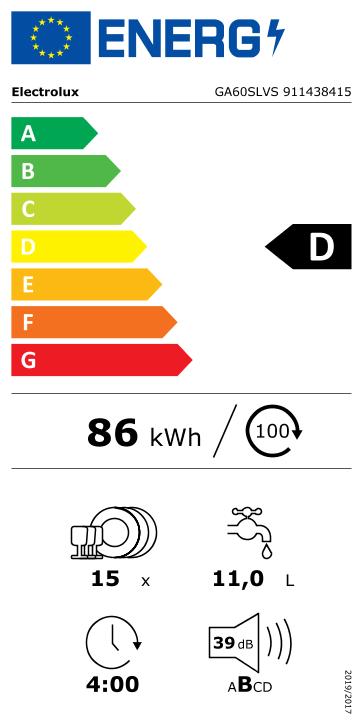 Electrolux Geschirrspüler Einbau GA60SLVS