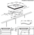 Electrolux Induktionskochfeld Aufgesetzt GK653TSIF