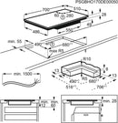 Electrolux Induktionskochfeld ohne Rahmen GK69TSIPO