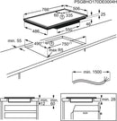 Electrolux Induktionskochfeld Aufgesetzt GK78TSIPCN