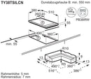 Electrolux Induktionskochfeld Aufgesetzt TY38TSILCN, Teppan Yaki