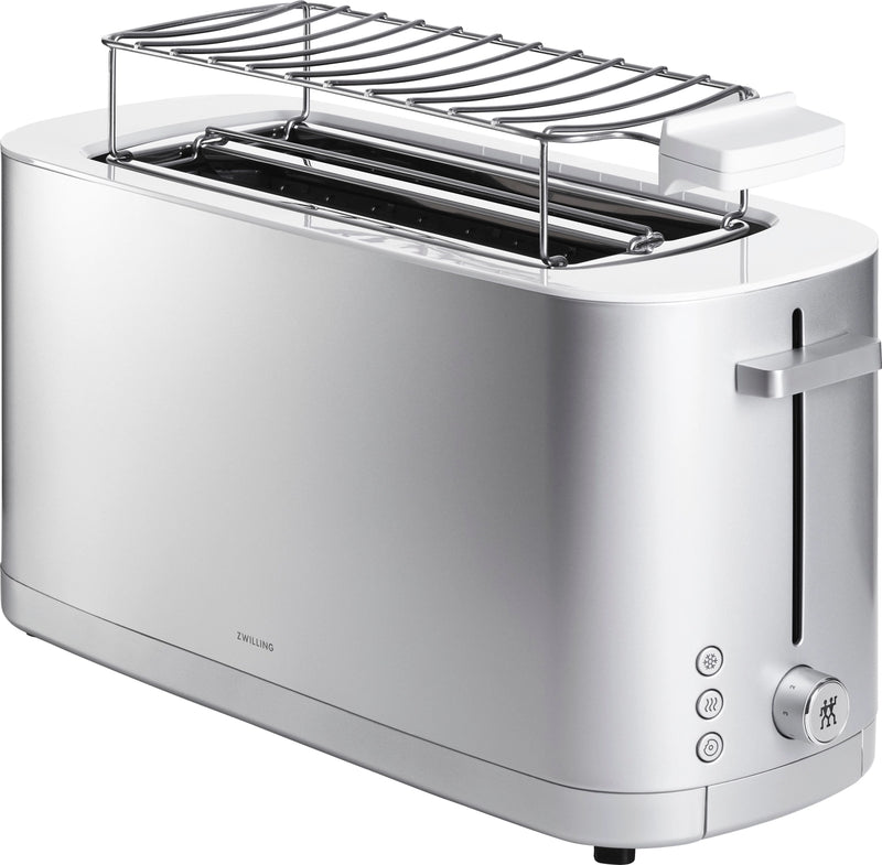 Zwilling Kitchen Toaster Enfinigy 2x4 mit Brötchenaufsatz silber 53009-000-0CH