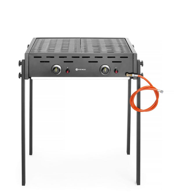 HENDI Gasgrill Roast-Master Pro Schwarz Schwar 11.6 Kw