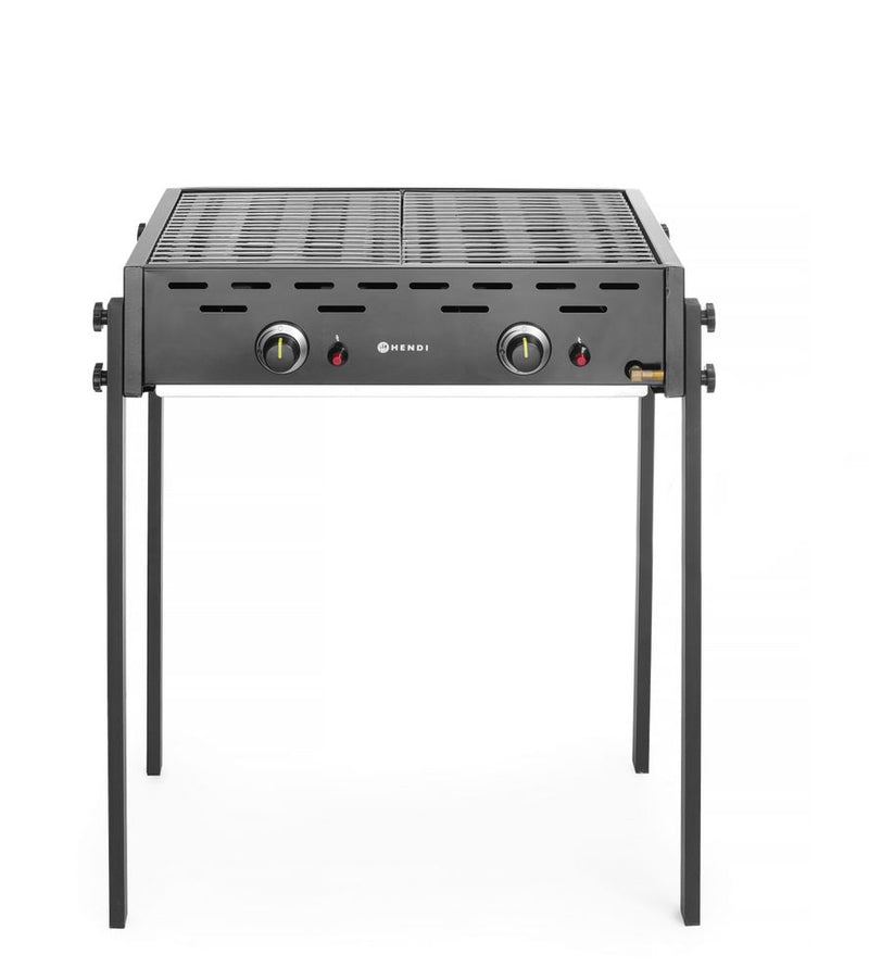 HENDI Gasgrill Roast-Master Pro Schwarz Schwar 11.6 Kw