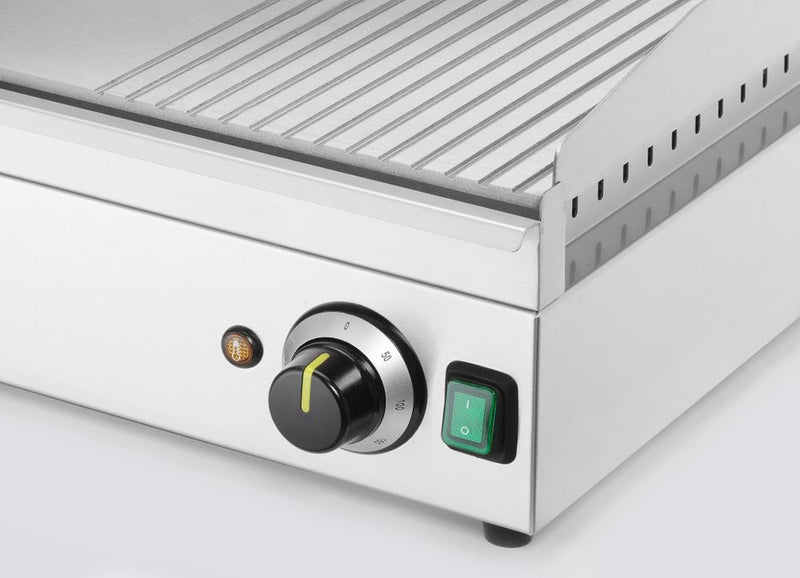 HENDI Grillplatte Grillplatte 1/3 gerillt Kitchen Line 220-240V/3500W