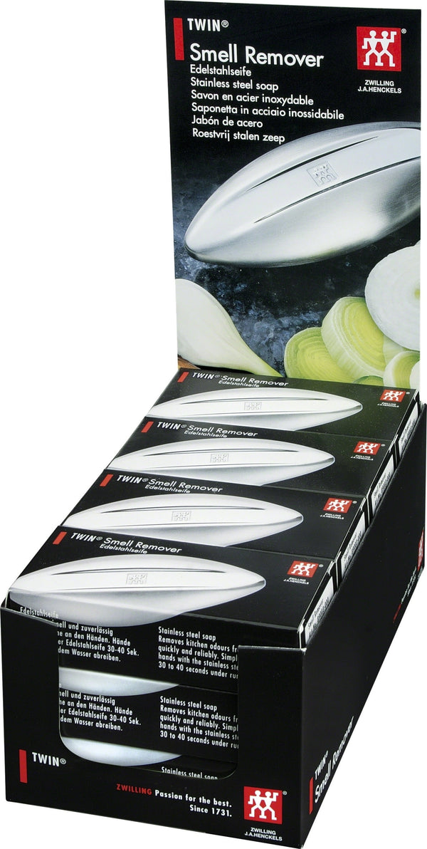 Zwilling kitchen counter display stainless steel soaps, bicol. 12 pcs. (Promo 20) 89004-000-0