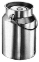 Amsta Milk Brumetto senza pavimento maturo 5lt con coperchio A631.005