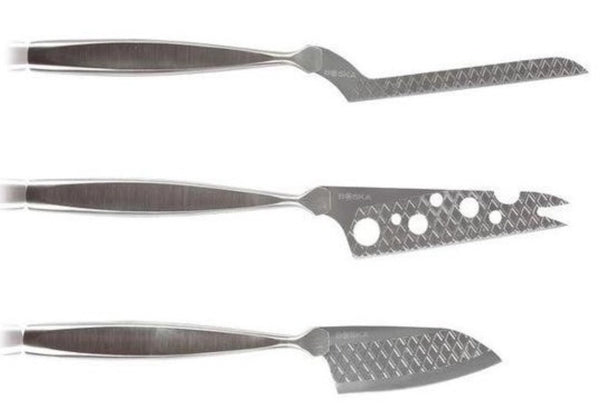 Boska cheese knife set Monaco+ silver stainless steel 277x143x20mm Bo307095